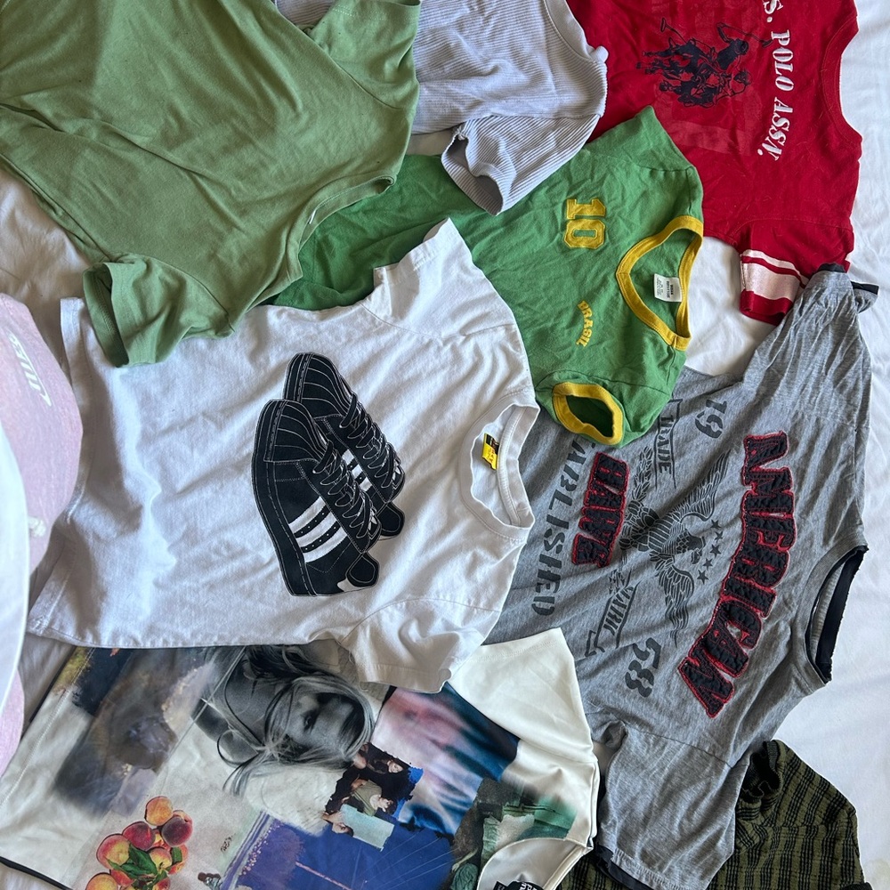 Urban Outfitters Graphic and Solid Tops Collection